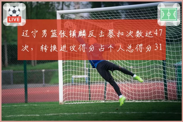 辽宁男篮张镇麟反击暴扣次数达47次，转换进攻得分占个人总得分31%
